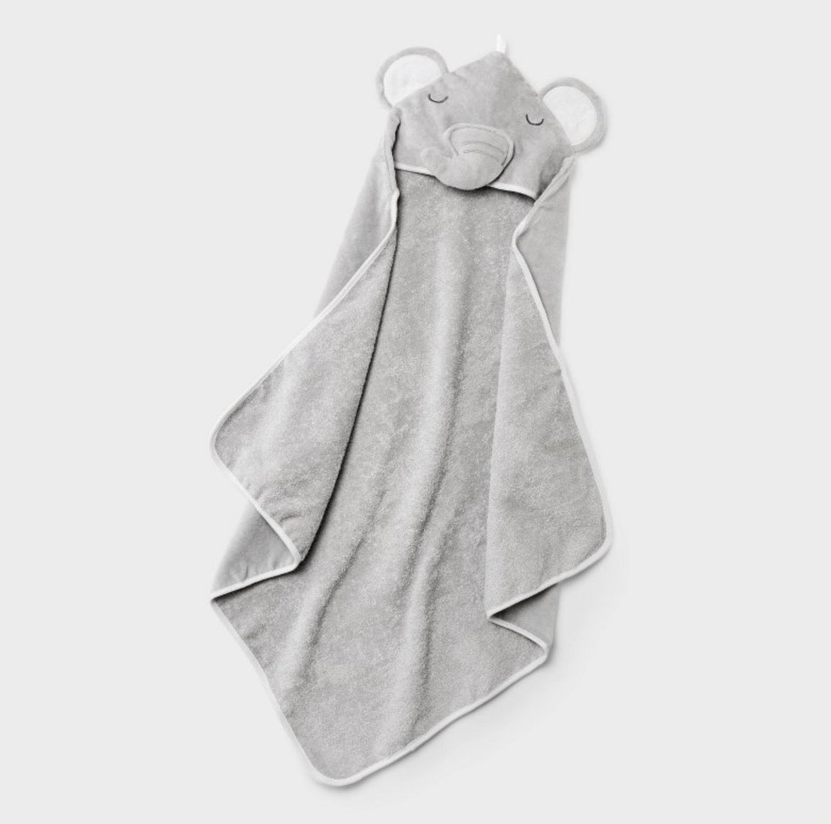 Cloud Island Baby Hooded Towel Terry 30x30 Elephant