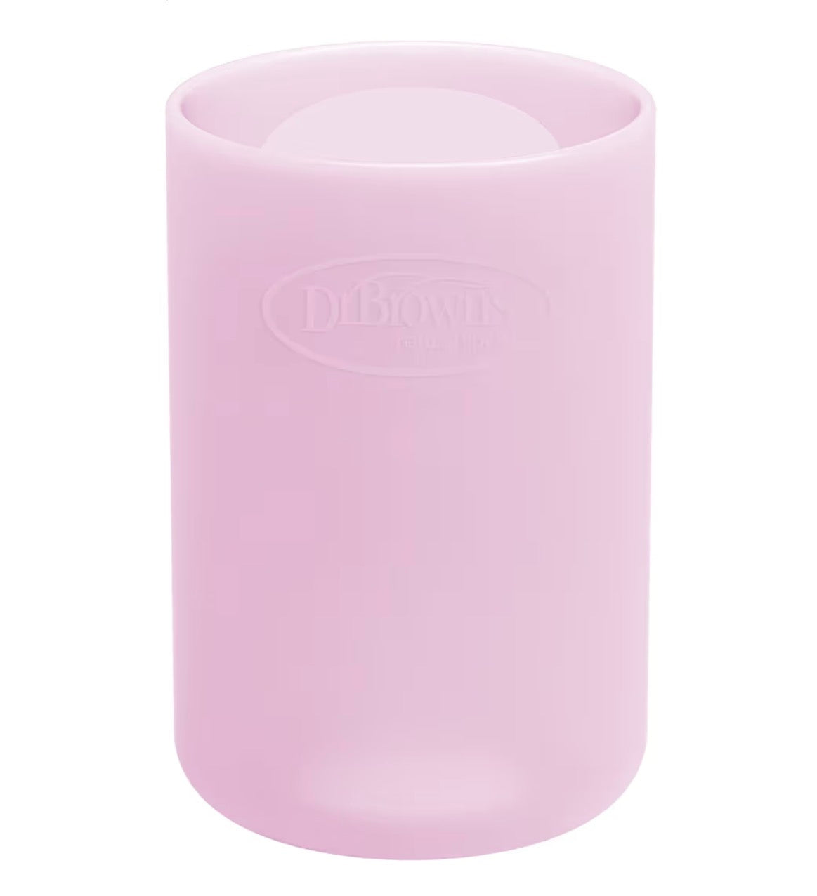 Dr. Brown's Options+ Narrow Glass Bottle Sleeve, 100% Silicone, Pink, BPA-Free, 4 oz, 1-Pack