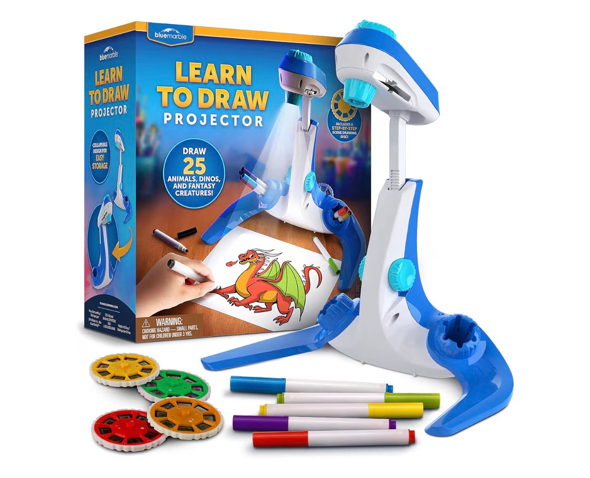 Blue Marble Learn to Draw Projector for Kids