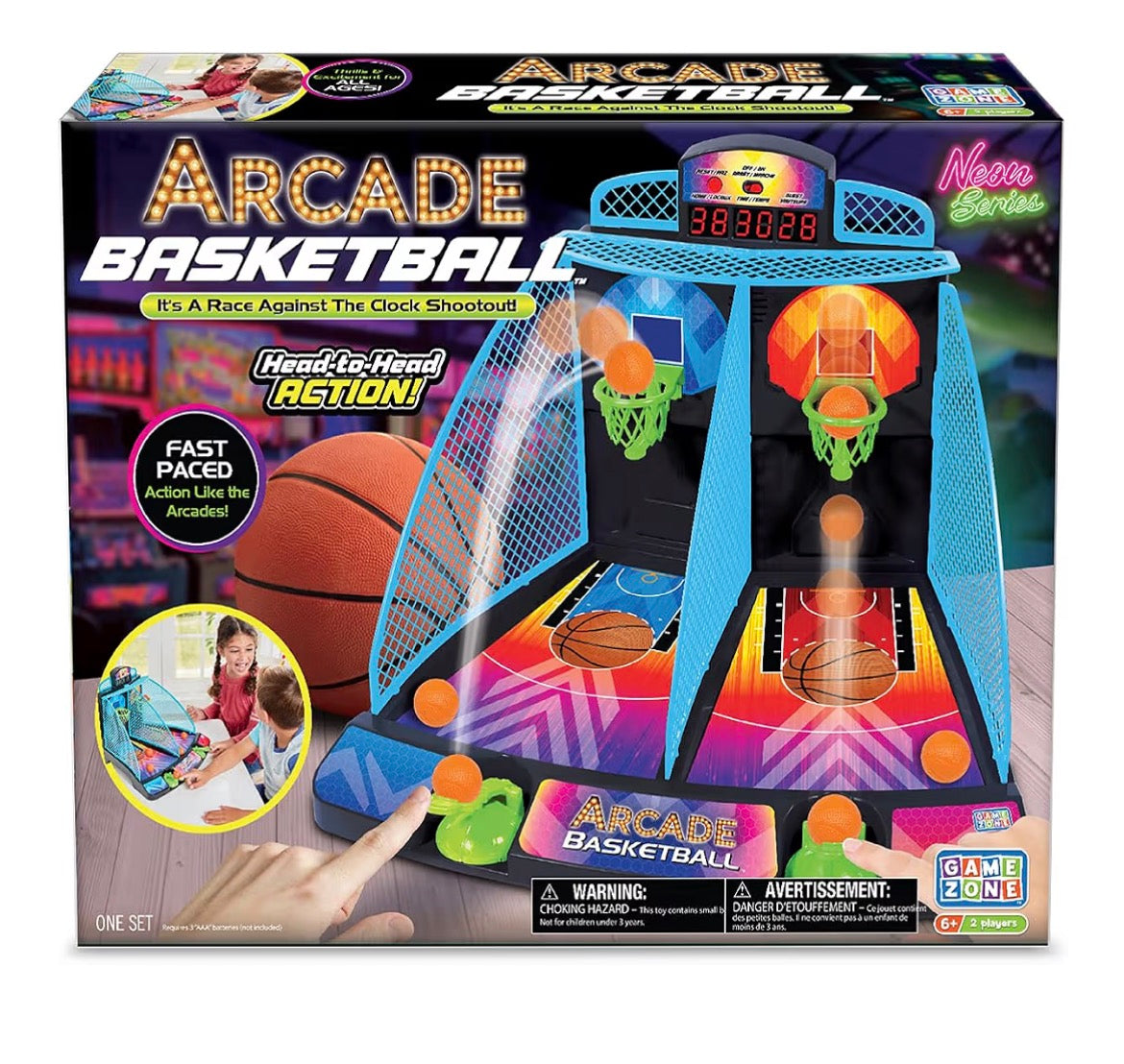 Kidoozie - Electronic Arcade Basketball - Electronic Tabletop Arcade Game