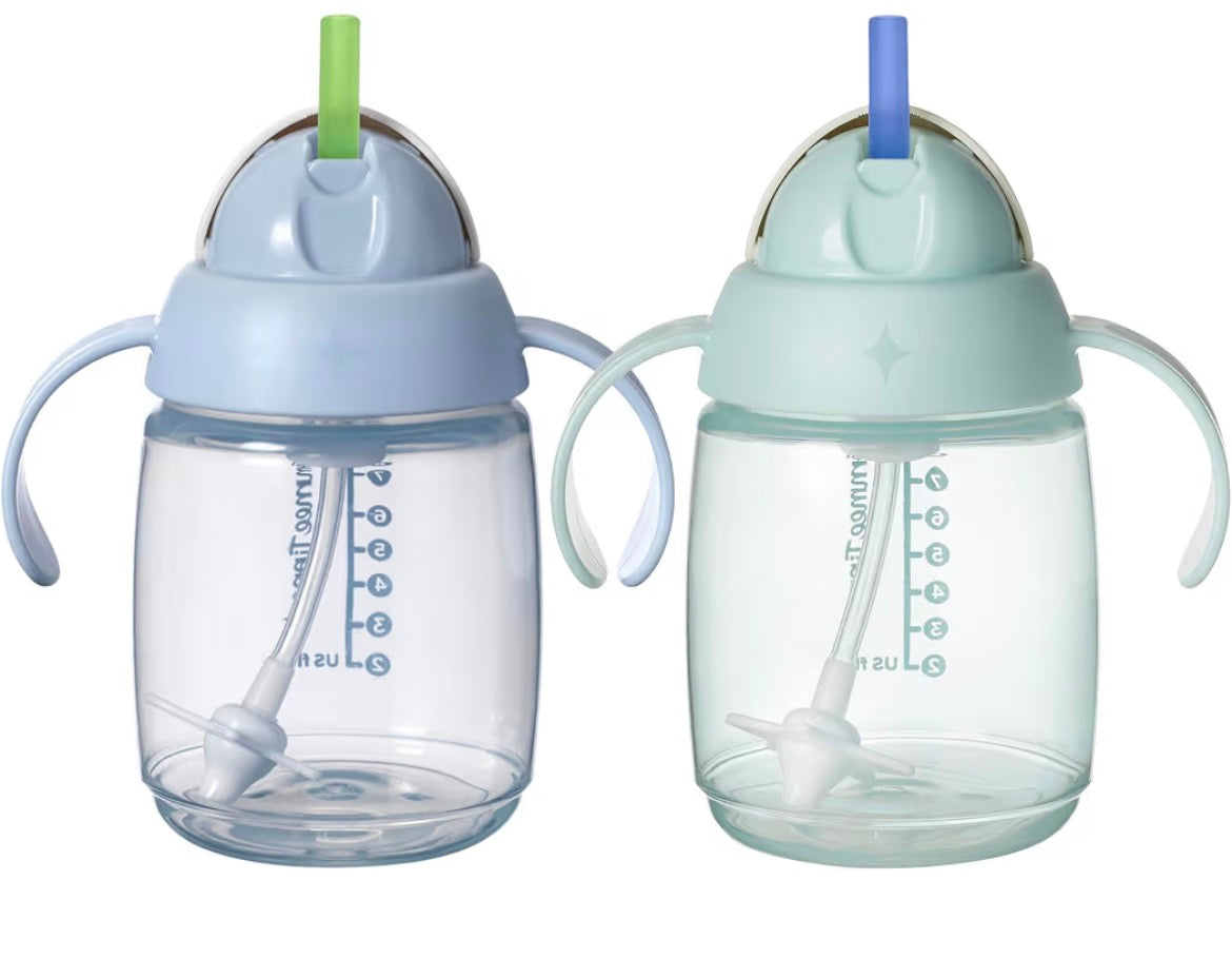 Tommee Tippee Starter Weighted Straw Baby & Toddler 8oz Sippy Cup