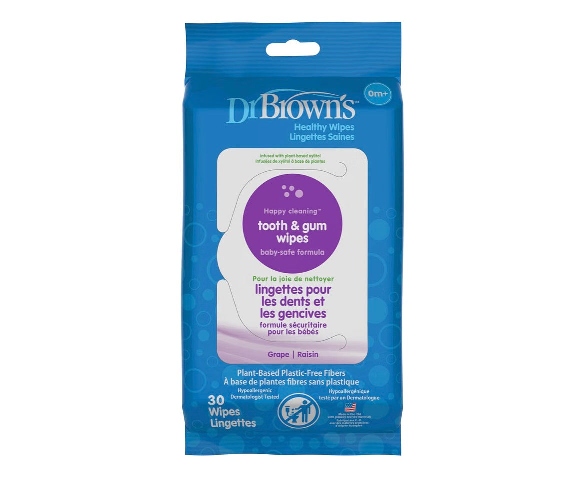 Dr. Brown's Tooth and Gum Healthy Wipes