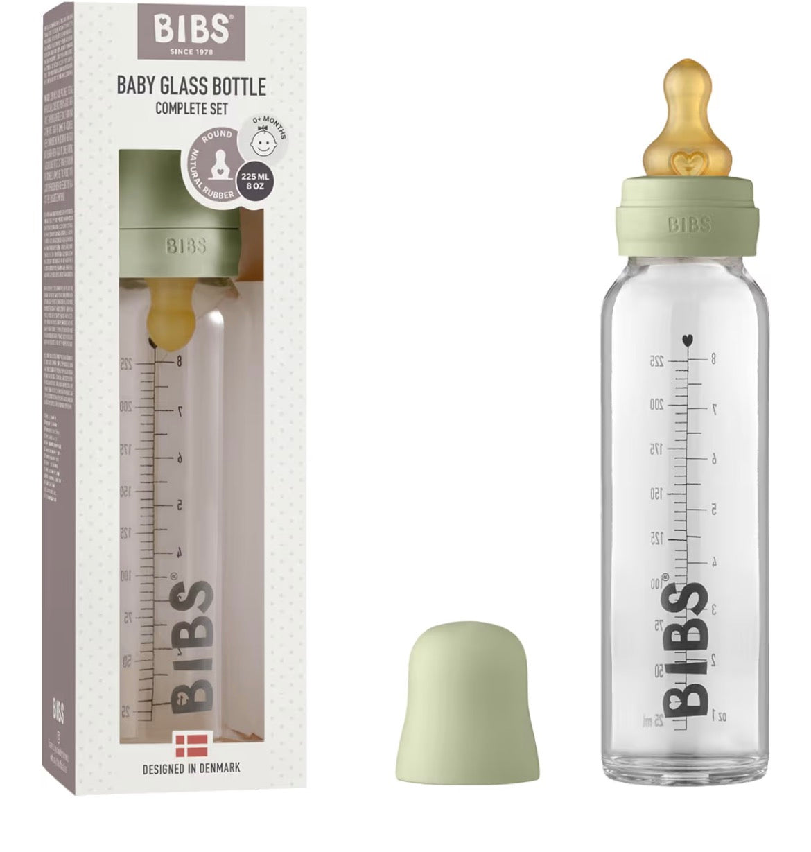 BIBS Baby Glass Bottle Complete