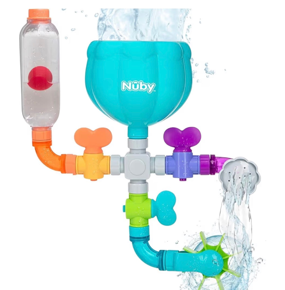 Nuby Wacky Waterworks Pipes Bath Toy