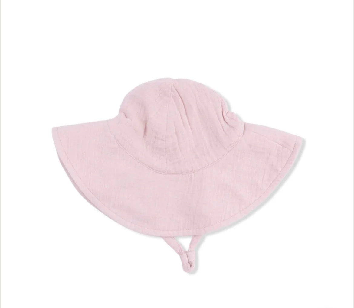 Angel Dear Solid Wide Brim Sunhat