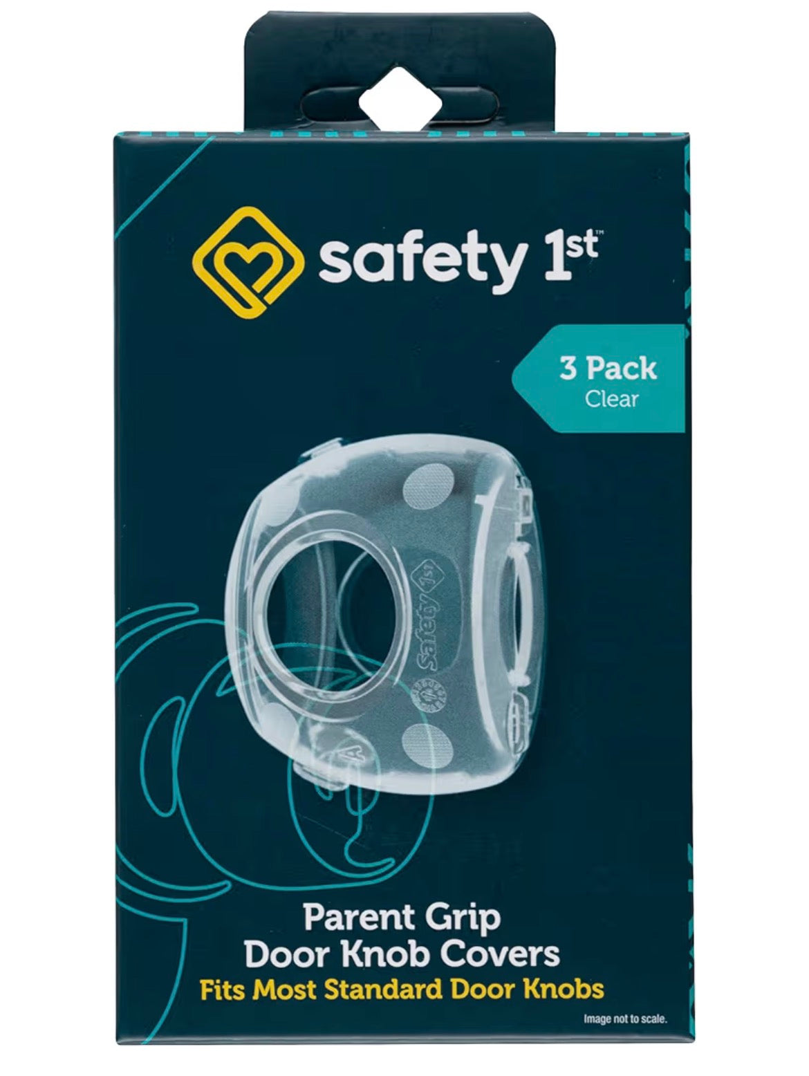 Safety 1st Parent Grip Door Knob Covers 3 Pack