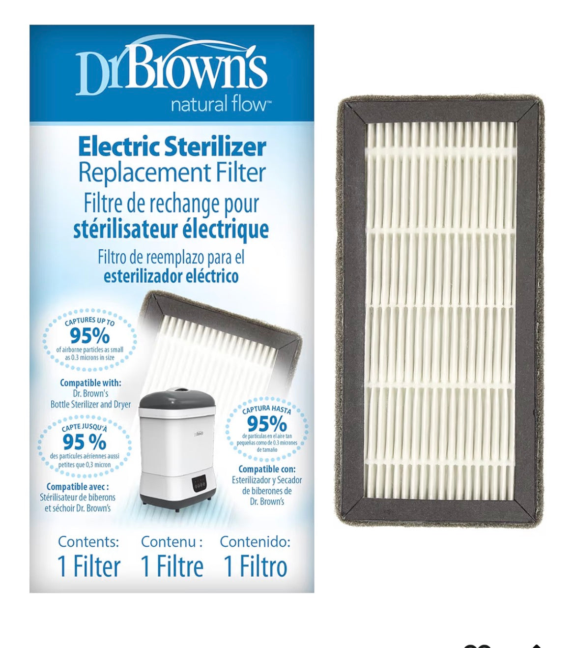 Dr. Brown's Replacement HEPA Air Filter